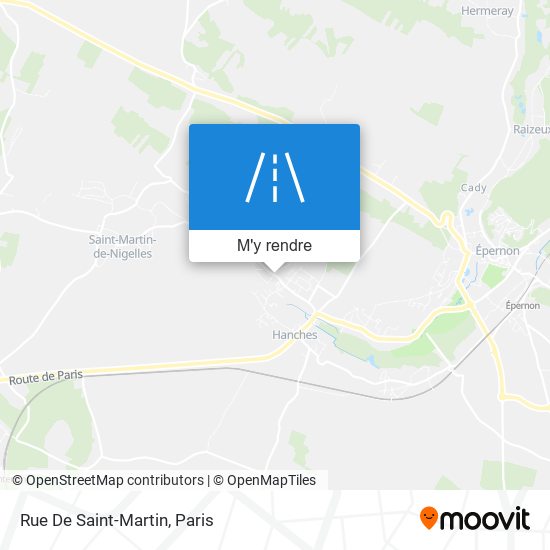 Rue De Saint-Martin plan