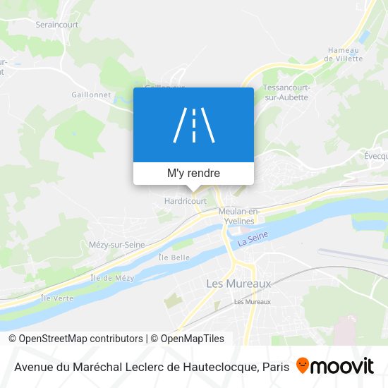 Avenue du Maréchal Leclerc de Hauteclocque plan