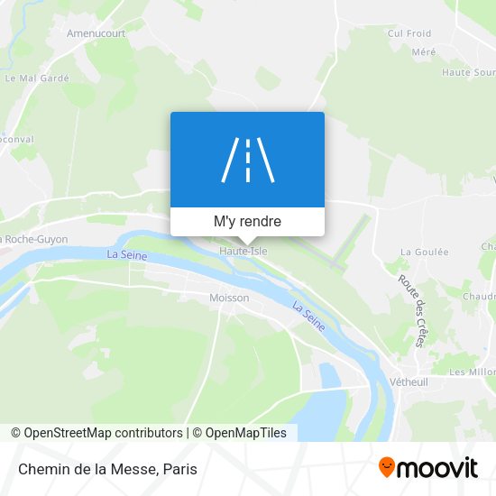 Chemin de la Messe plan