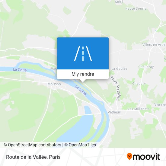 Route de la Vallée plan