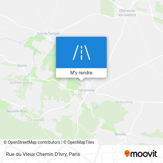 Rue du Vieux Chemin D'Ivry plan
