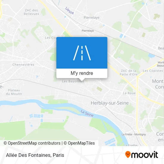 Allée Des Fontaines plan