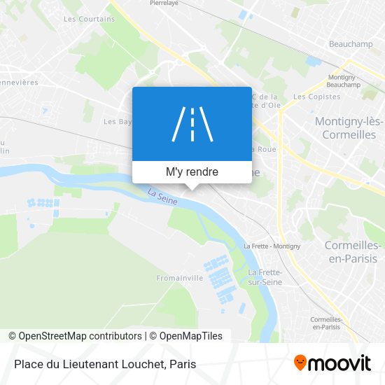 Place du Lieutenant Louchet plan