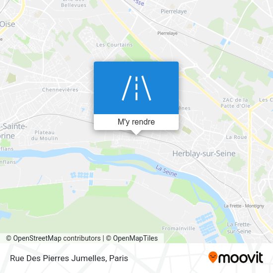 Rue Des Pierres Jumelles plan