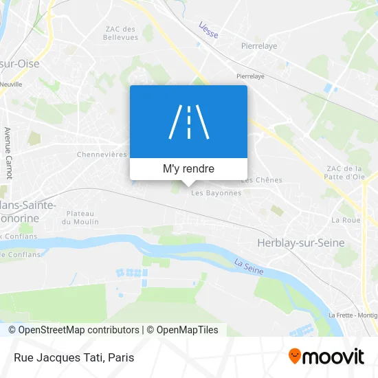 Rue Jacques Tati plan