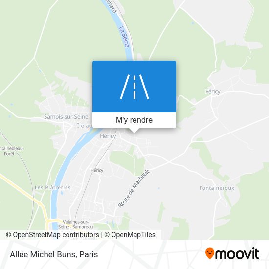 Allée Michel Buns plan