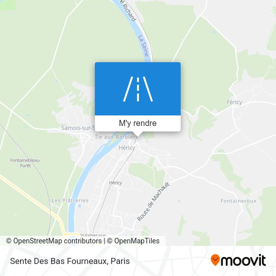 Sente Des Bas Fourneaux plan