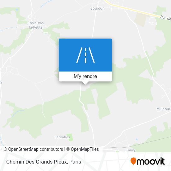 Chemin Des Grands Pleux plan