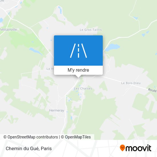 Chemin du Gué plan