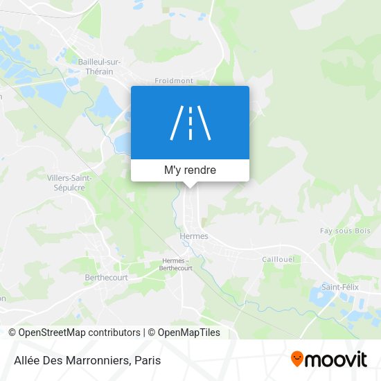 Allée Des Marronniers plan