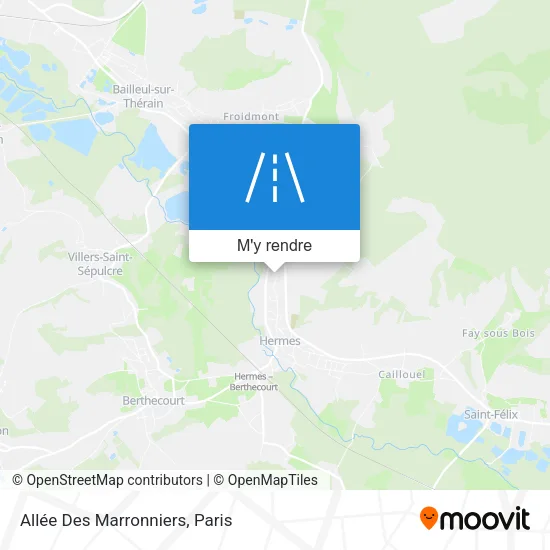 Allée Des Marronniers plan