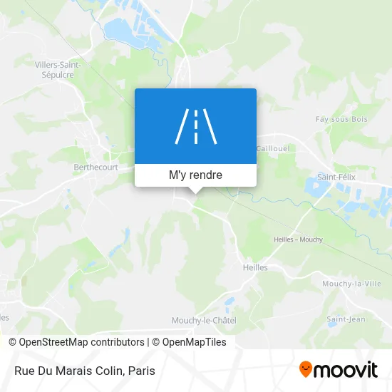 Rue Du Marais Colin plan