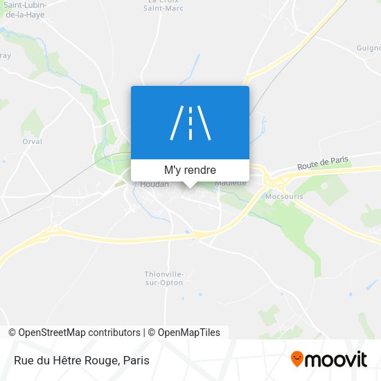Rue du Hêtre Rouge plan