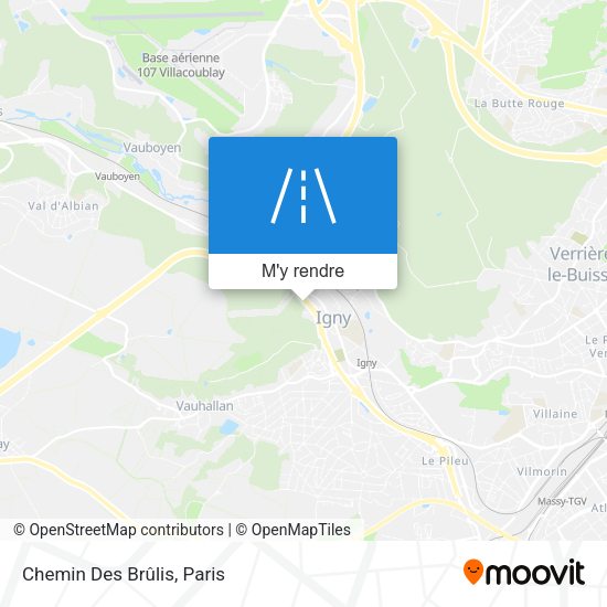 Chemin Des Brûlis plan
