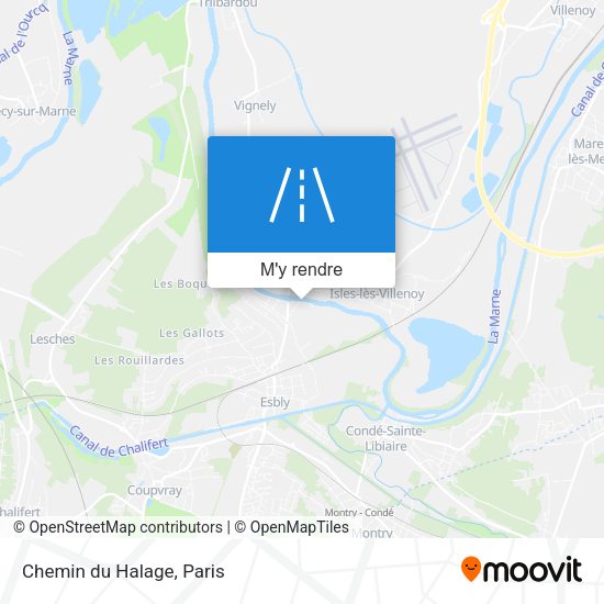 Chemin du Halage plan