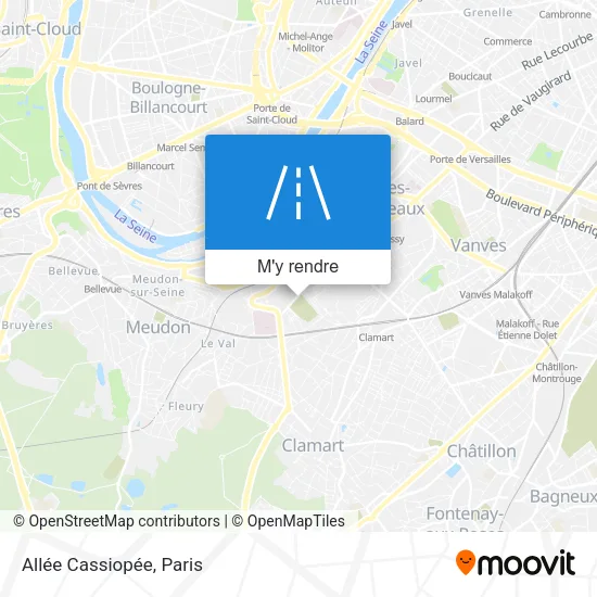 Allée Cassiopée plan
