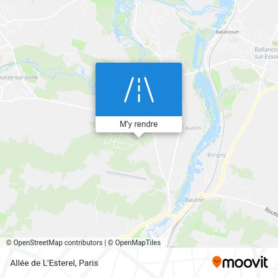 Allée de L'Esterel plan