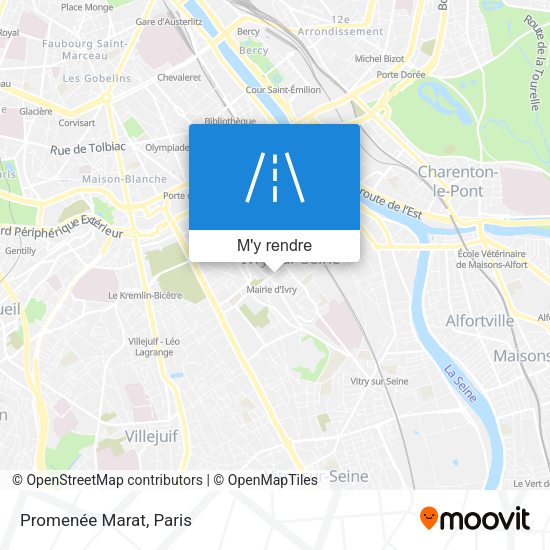 Promenée Marat plan