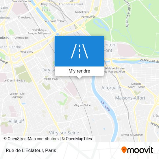Rue de L'Éclateur plan
