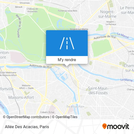 Allée Des Acacias plan