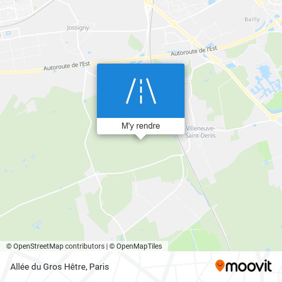 Allée Du Gros Hêtre plan