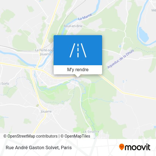 Rue André Gaston Solvet plan