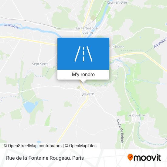 Rue de la Fontaine Rougeau plan