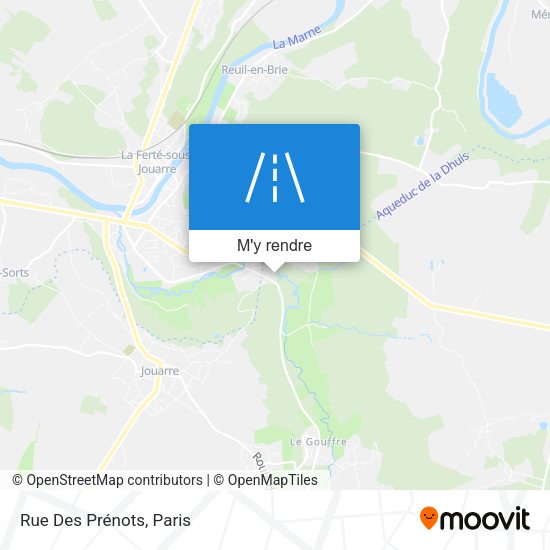 Rue Des Prénots plan