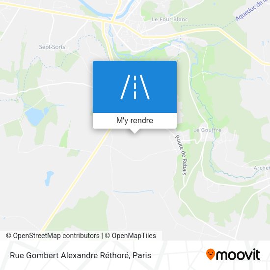 Rue Gombert Alexandre Réthoré plan