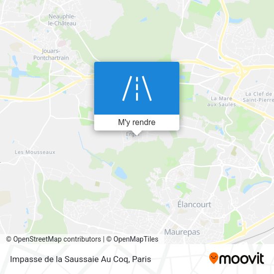 Impasse de la Saussaie Au Coq plan
