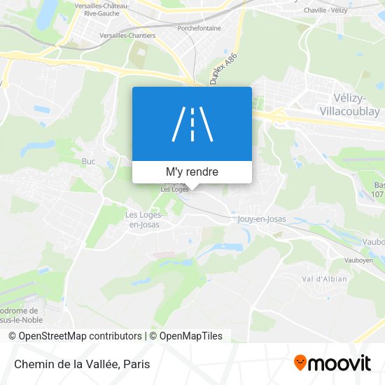 Chemin de la Vallée plan
