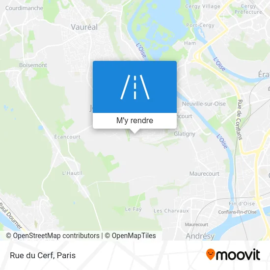Rue du Cerf plan