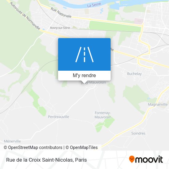 Rue de la Croix Saint-Nicolas plan