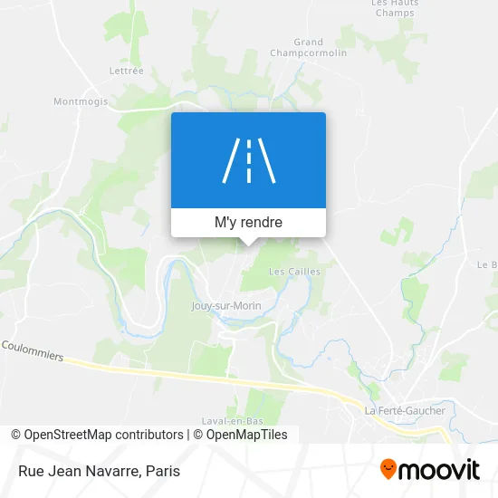 Rue Jean Navarre plan