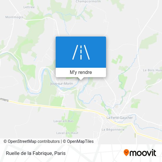 Ruelle de la Fabrique plan