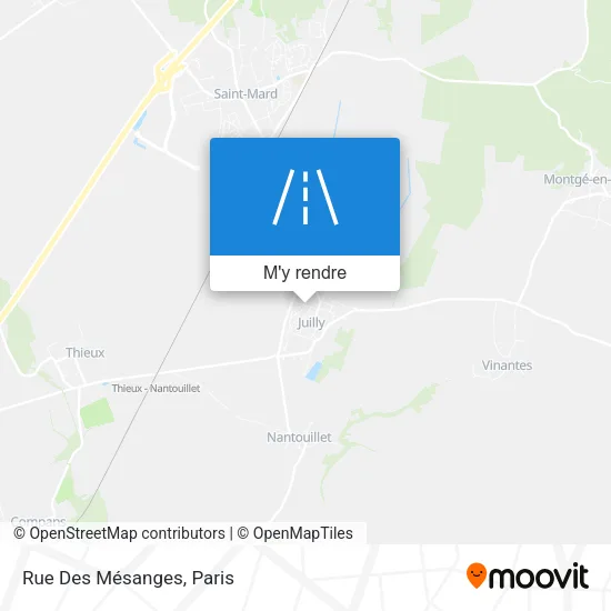 Rue Des Mésanges plan
