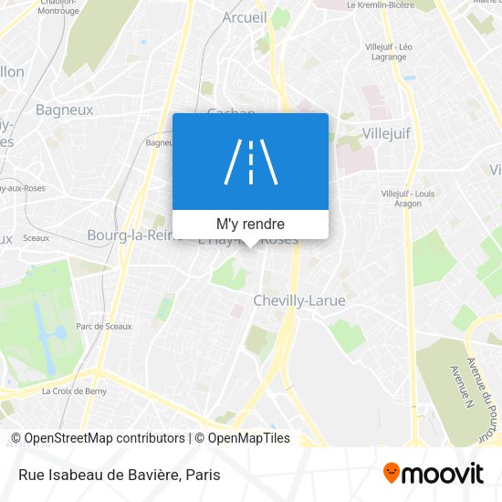 Rue Isabeau de Bavière plan