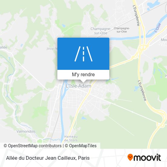 Allée du Docteur Jean Cailleux plan