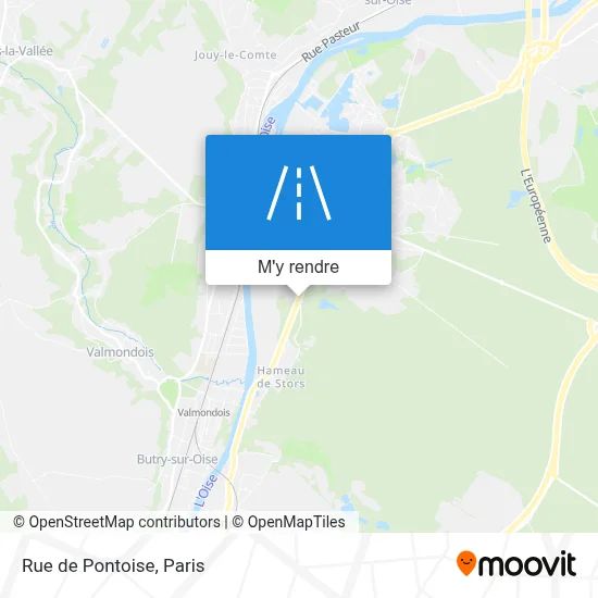 Rue de Pontoise plan