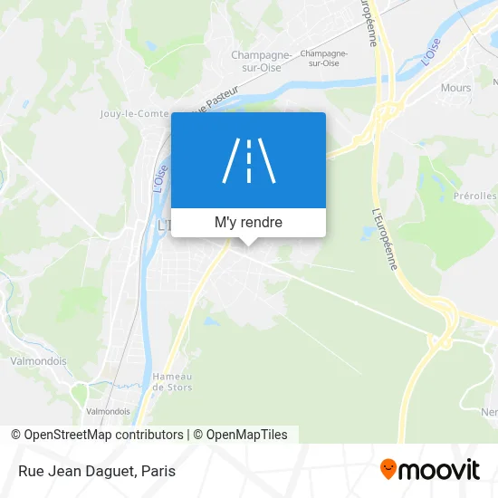 Rue Jean Daguet plan