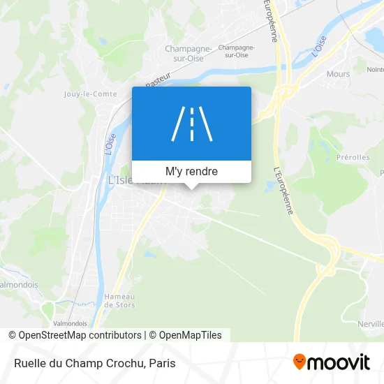 Ruelle du Champ Crochu plan