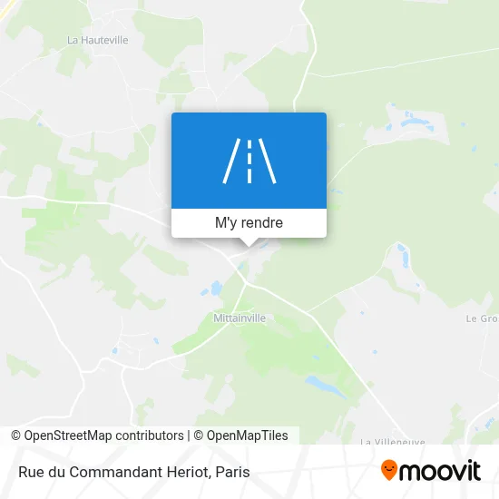 Rue du Commandant Heriot plan