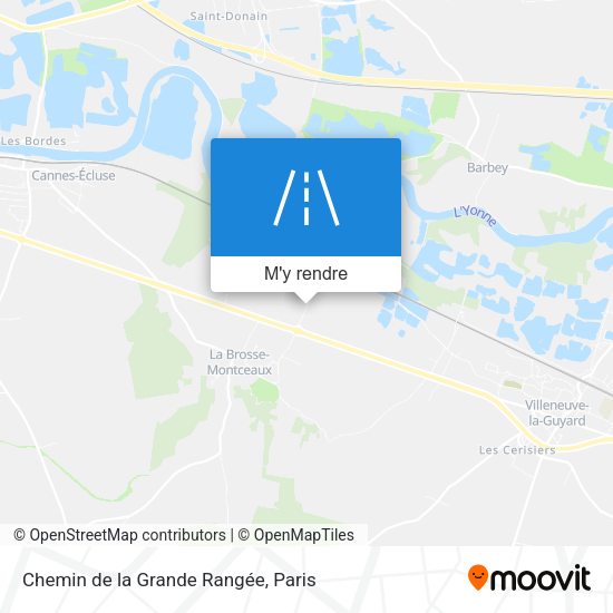 Chemin de la Grande Rangée plan