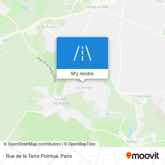 Rue de la Terre Pointue plan
