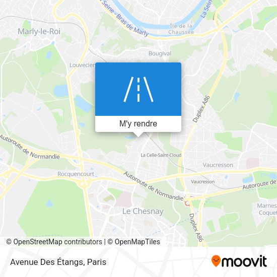 Avenue Des Étangs plan