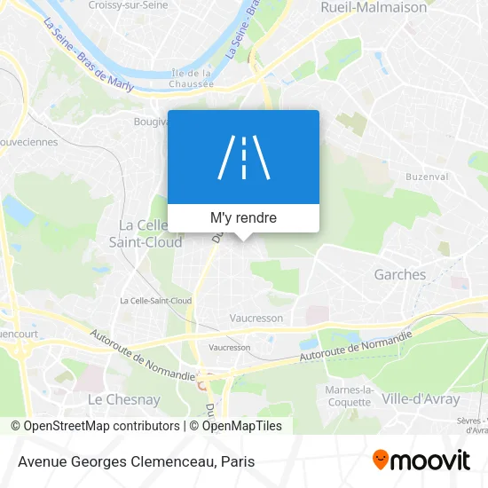 Avenue Georges Clemenceau plan