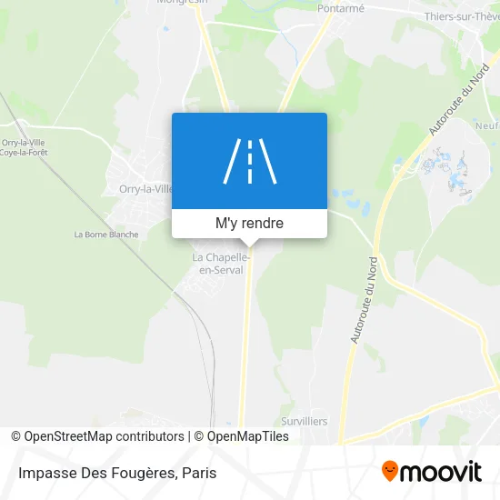 Impasse Des Fougères plan