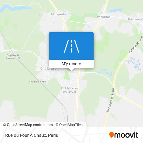 Rue du Four À Chaux plan