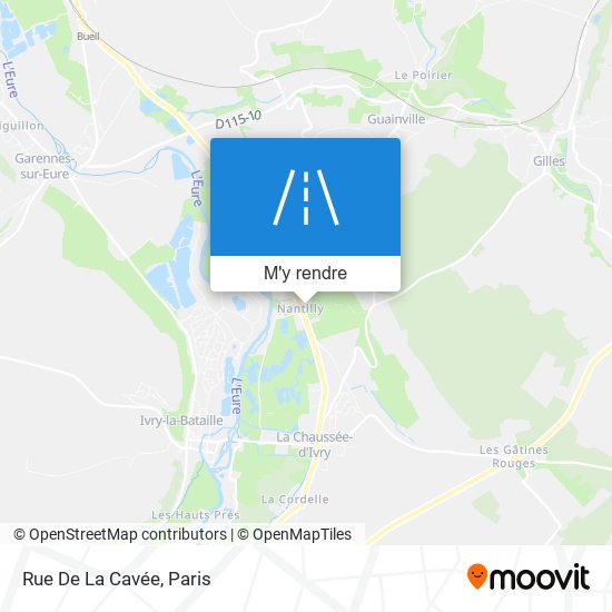 Rue De La Cavée plan