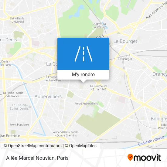 Allée Marcel Nouvian plan
